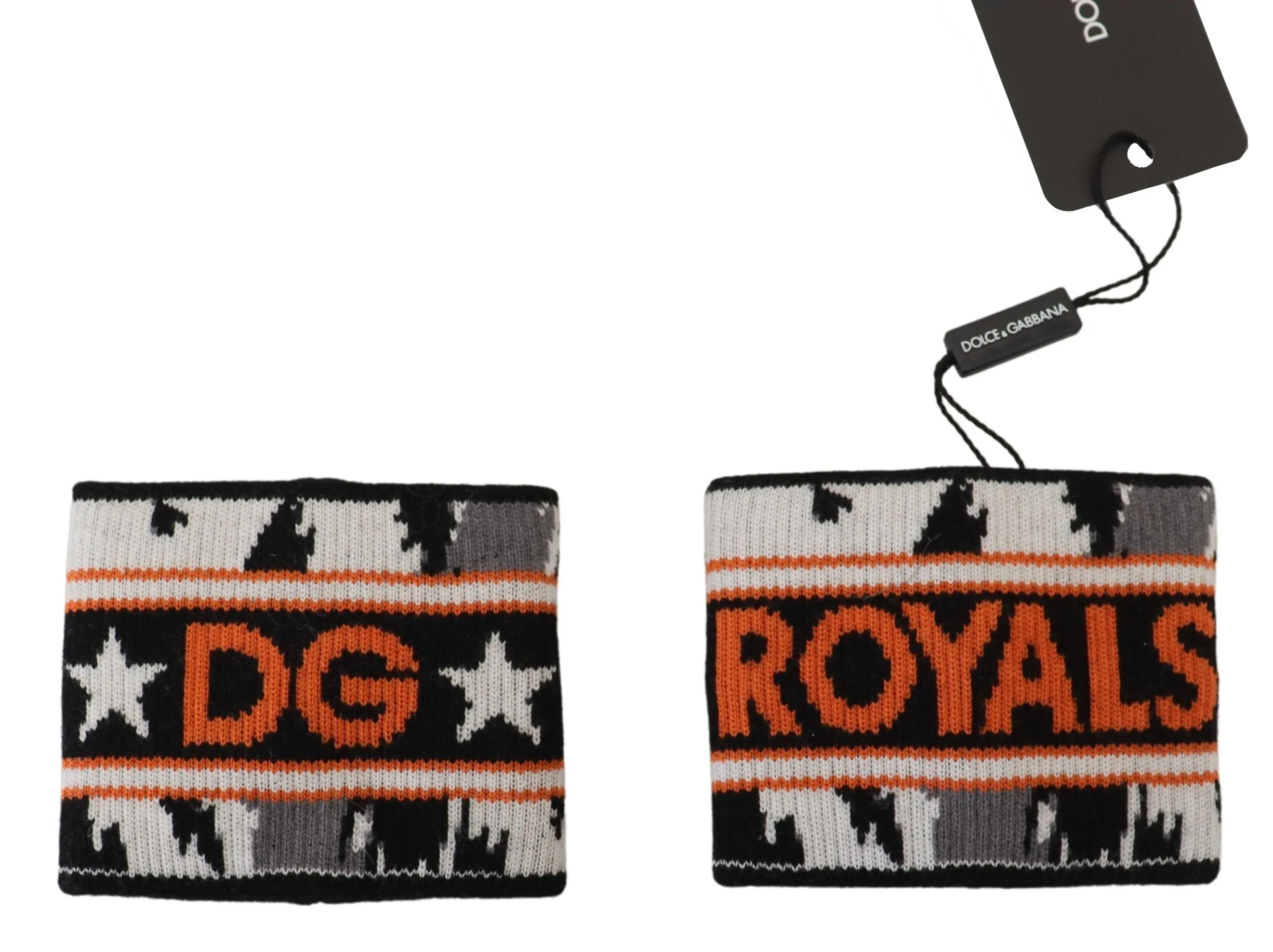Dolce & Gabbana Men's Elegant Wool-Cashmere DG Queen Wrist Wrap