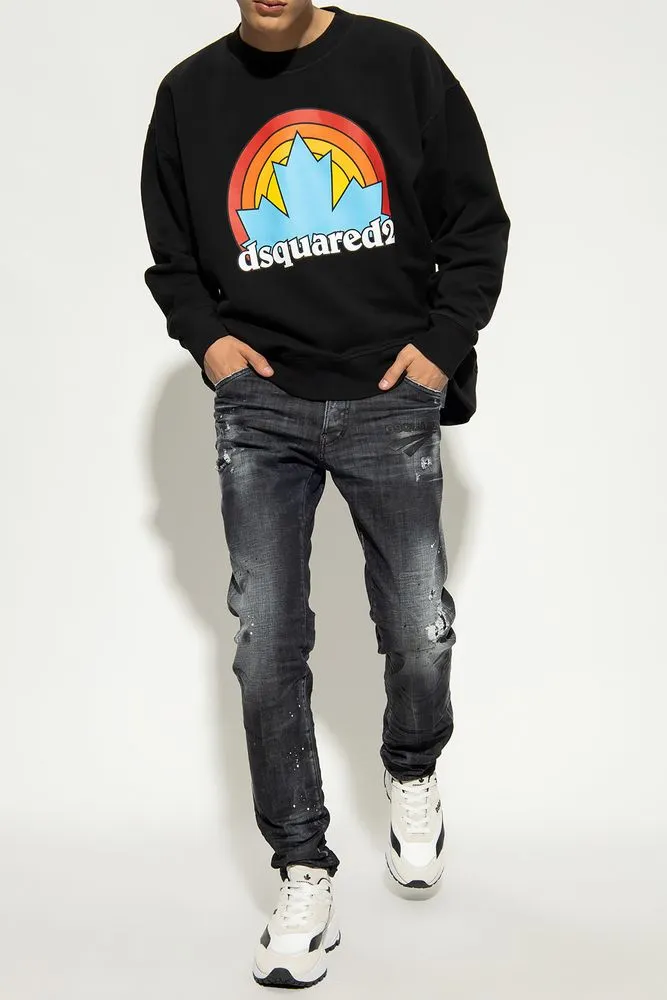 Dsquared² Men's Sleek Slim Fit Black Denim Jeans
