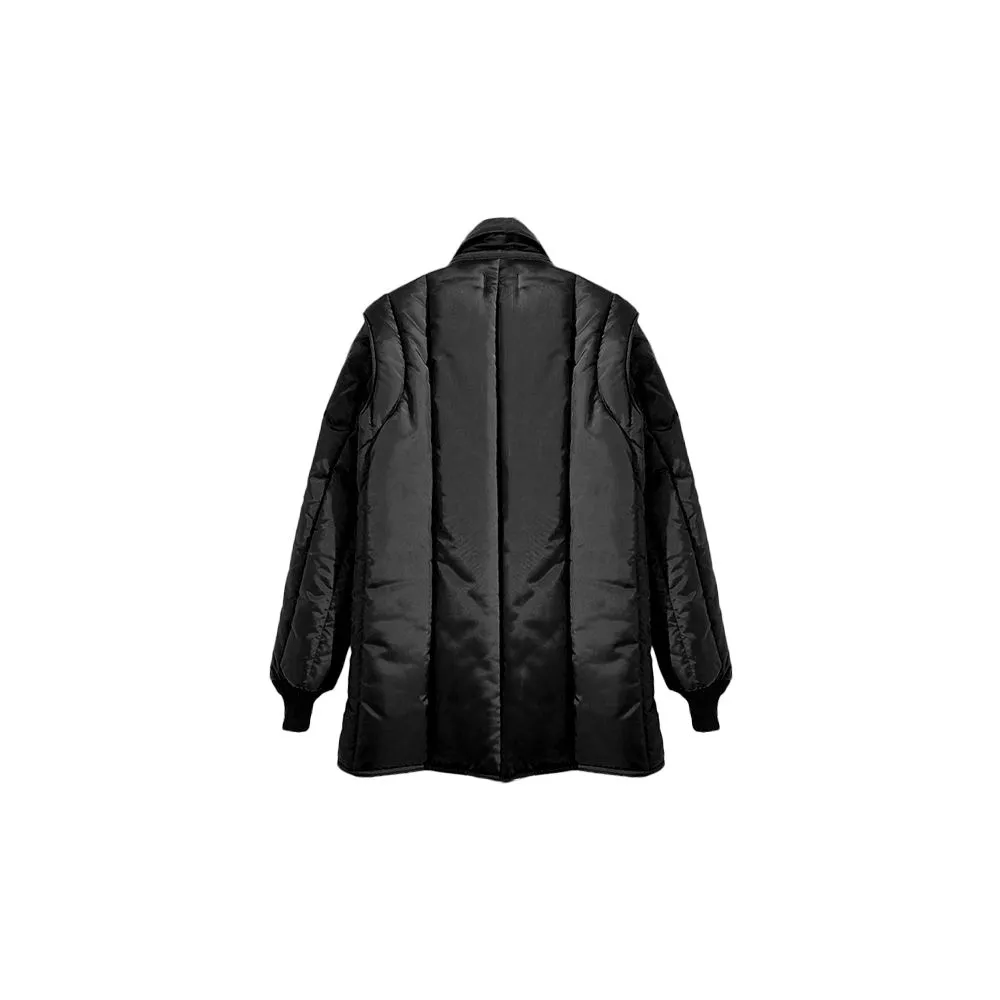 Refrigiwear Men's Sleek Quilted Puffer Jacket with Convertible Hood