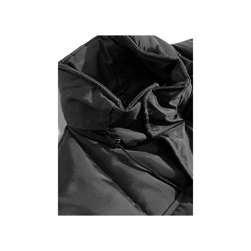 Refrigiwear Men's Sleek Quilted Puffer Jacket with Convertible Hood