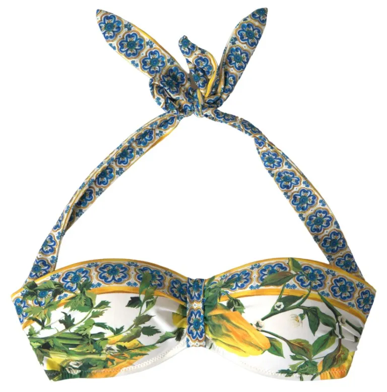 Dolce & Gabbana Women's Elegant Majolica Print Two-Piece Bikini