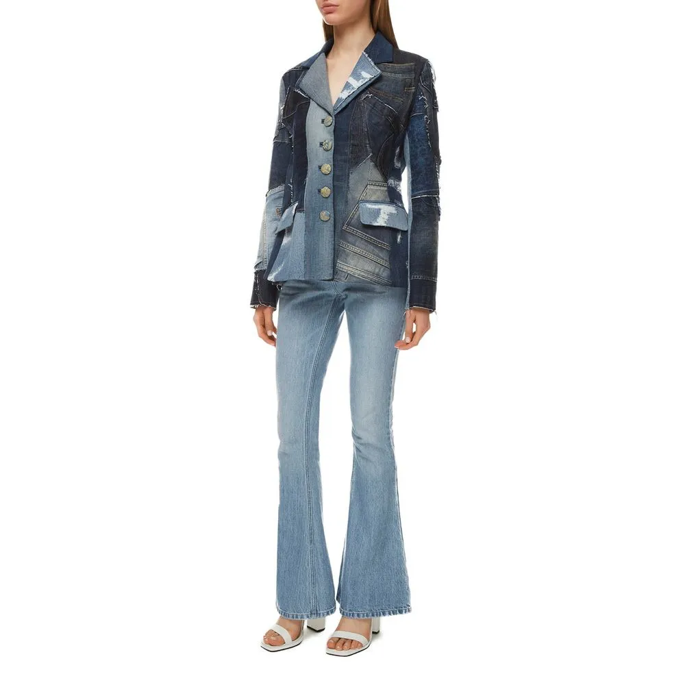 Dolce & Gabbana Women's Iconic Designer Denim Jacket in Blue