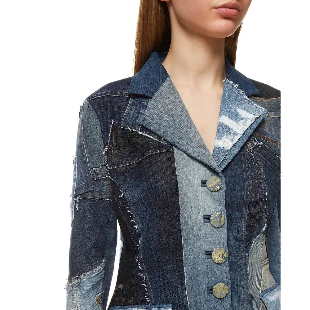 Dolce & Gabbana Women's Iconic Designer Denim Jacket in Blue
