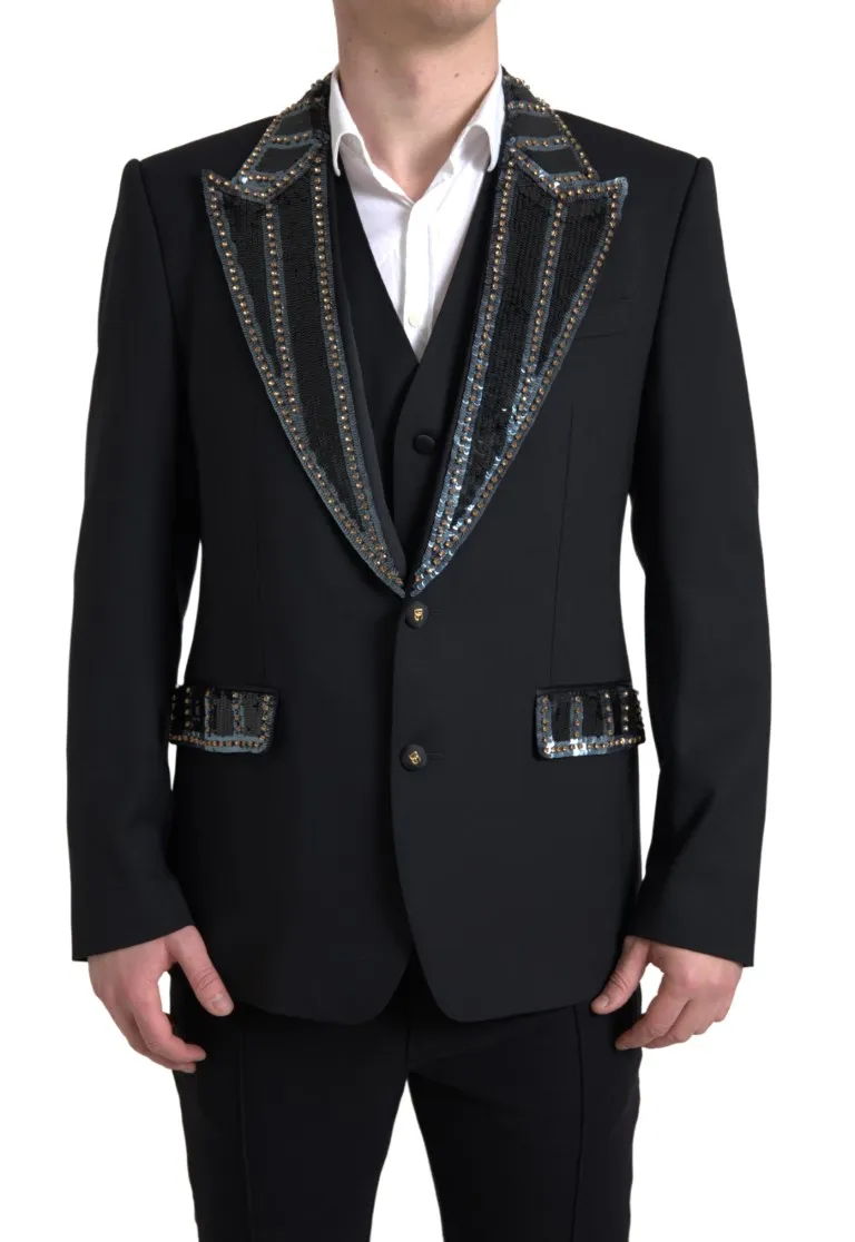 Dolce & Gabbana Men's Exquisite Two-Piece Wool Blend Suit