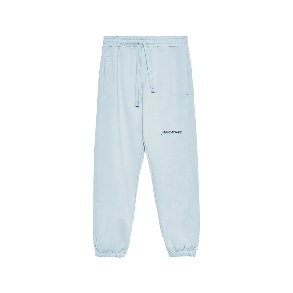 Hinnominate Men's Elegant Gray Cotton Sweatpants With Logo Print
