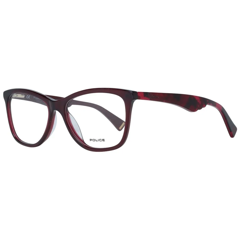 Police Burgundy Women Optical Frames