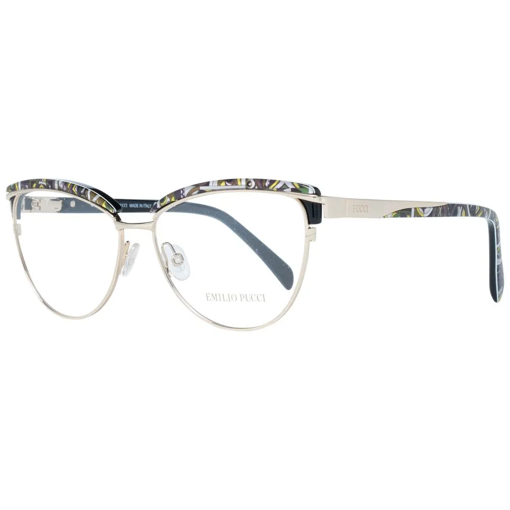 Emilio Pucci Gold Women Optical Frames