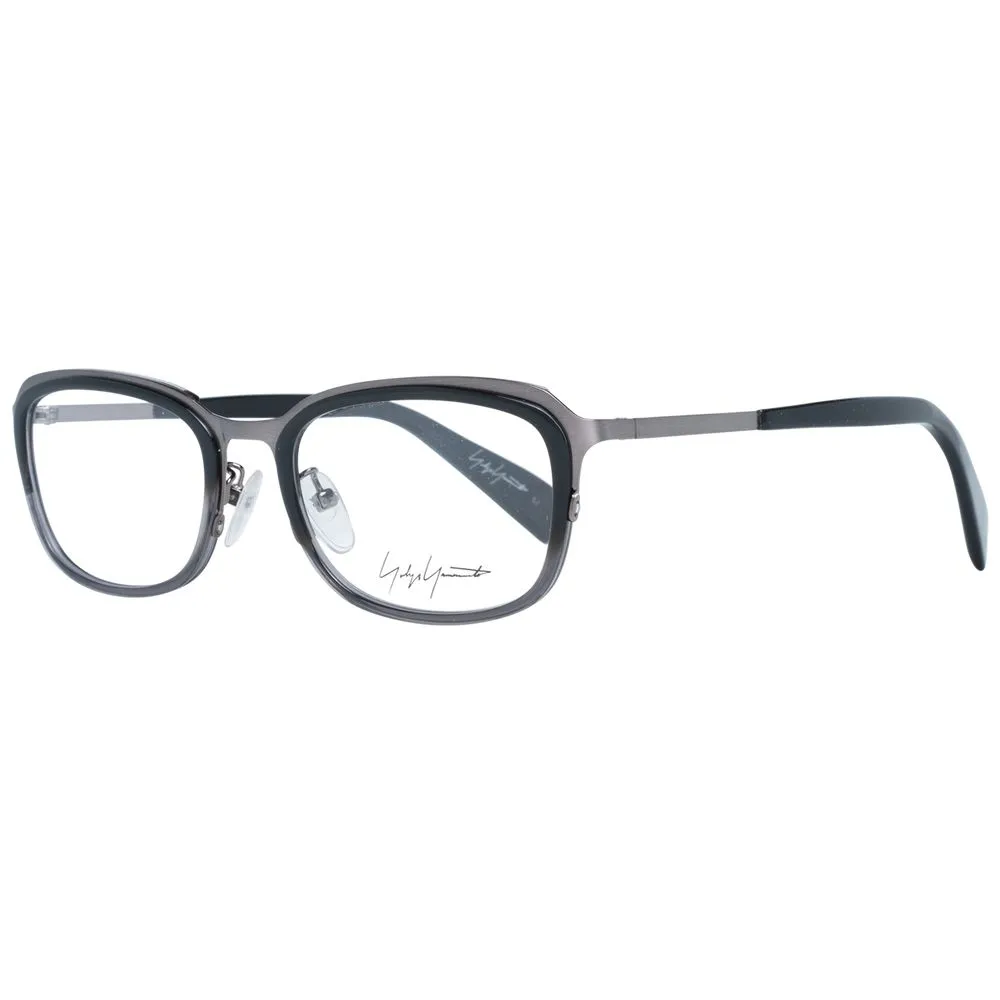 Yohji Yamamoto Unisex Black Unisex Optical Frames