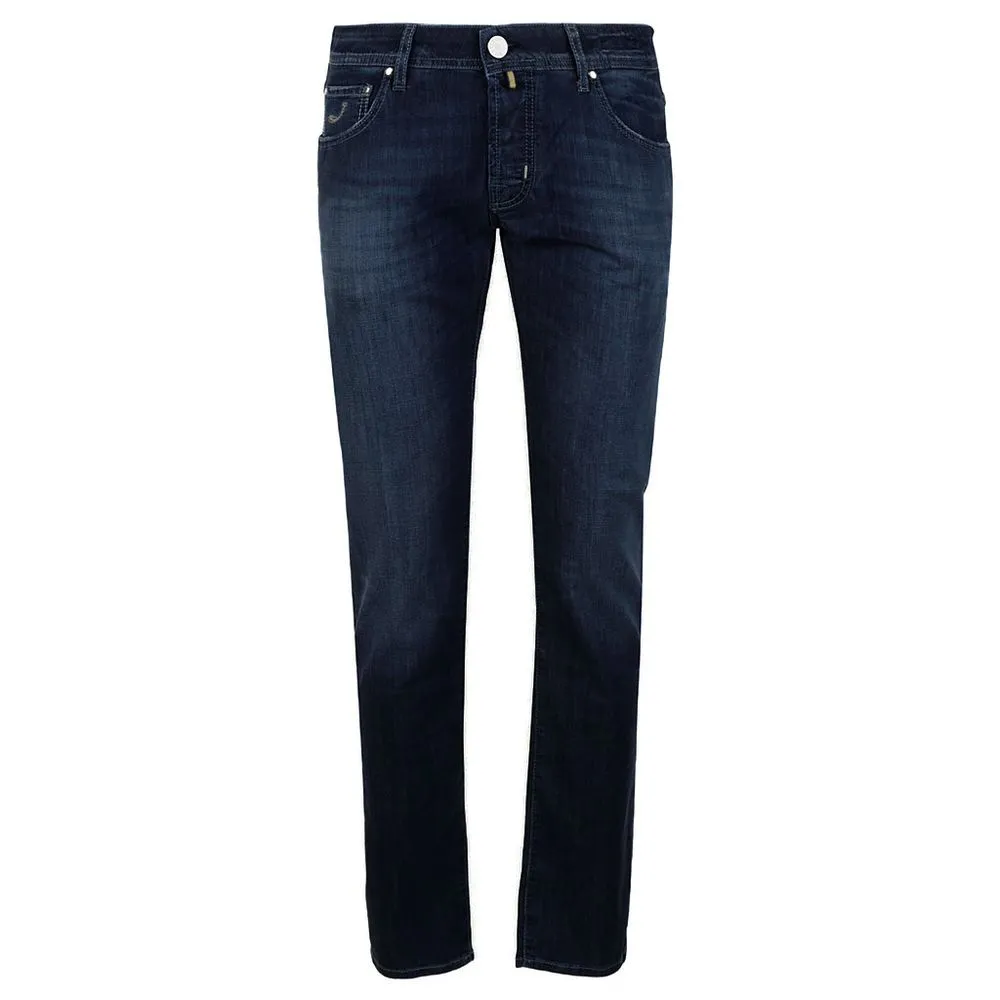 Jacob Cohen Men's Elegant Blue Stretch Denim Jeans