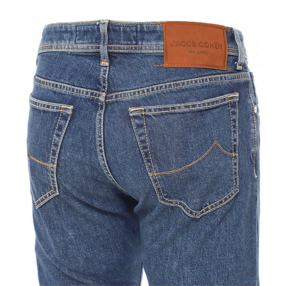 Jacob Cohen Men's Slim Fit Blue Bard Stretch Jeans