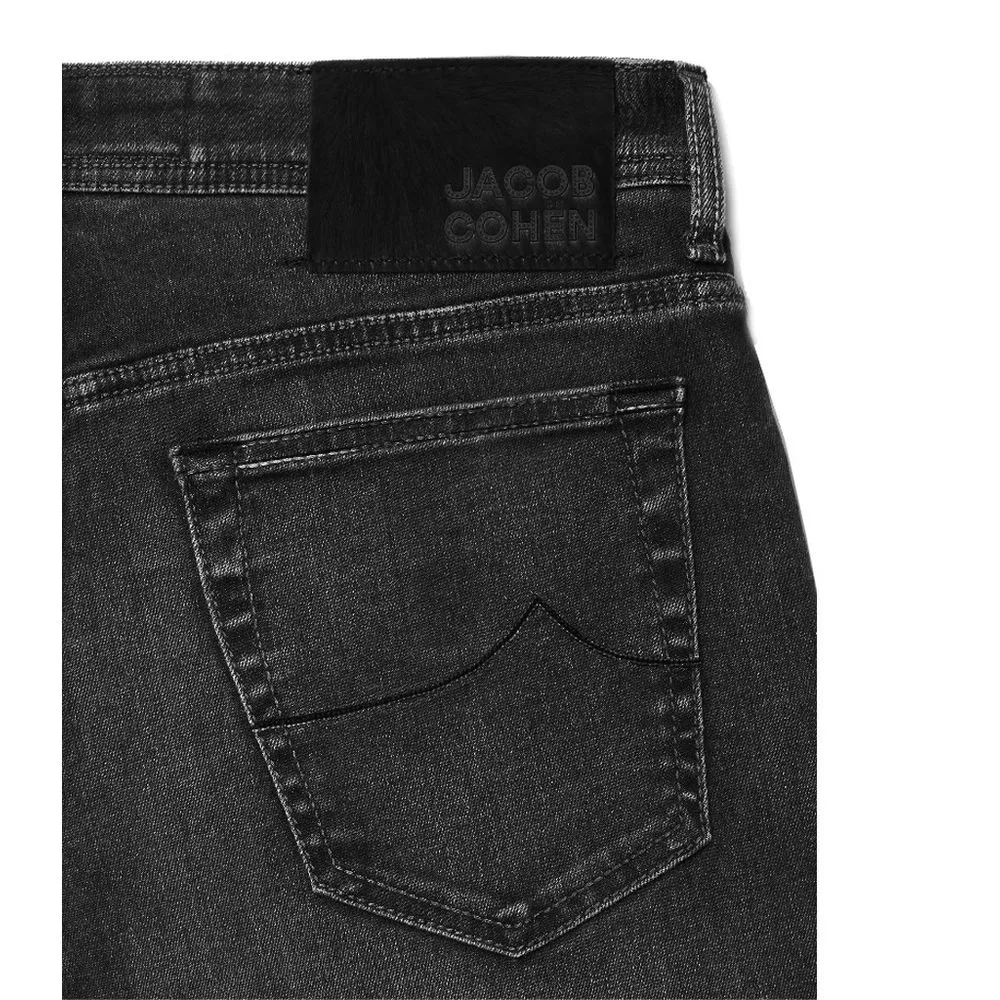 Jacob Cohen Men's Elegant Slim Fit Black Stretch Jeans