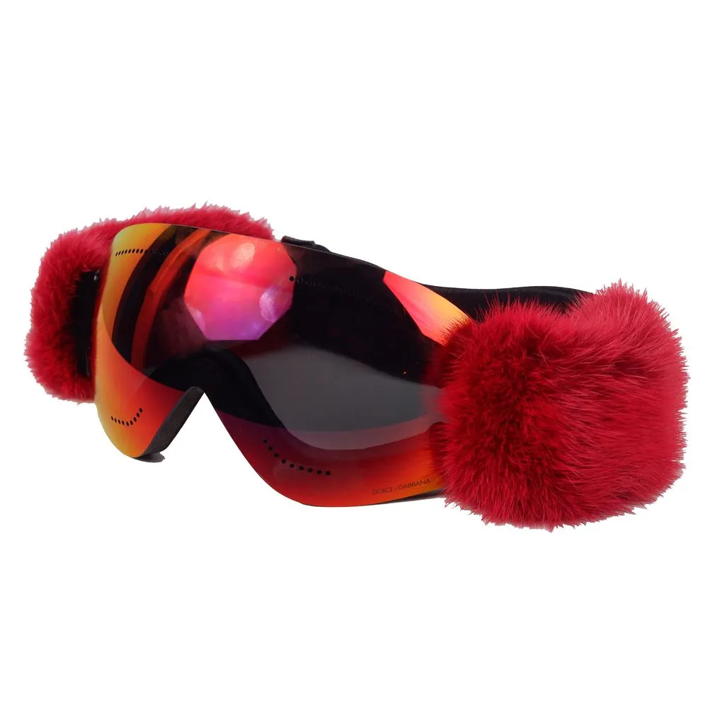 Dolce & Gabbana Women's Elegant Unisex Mink Fur Snow Mask