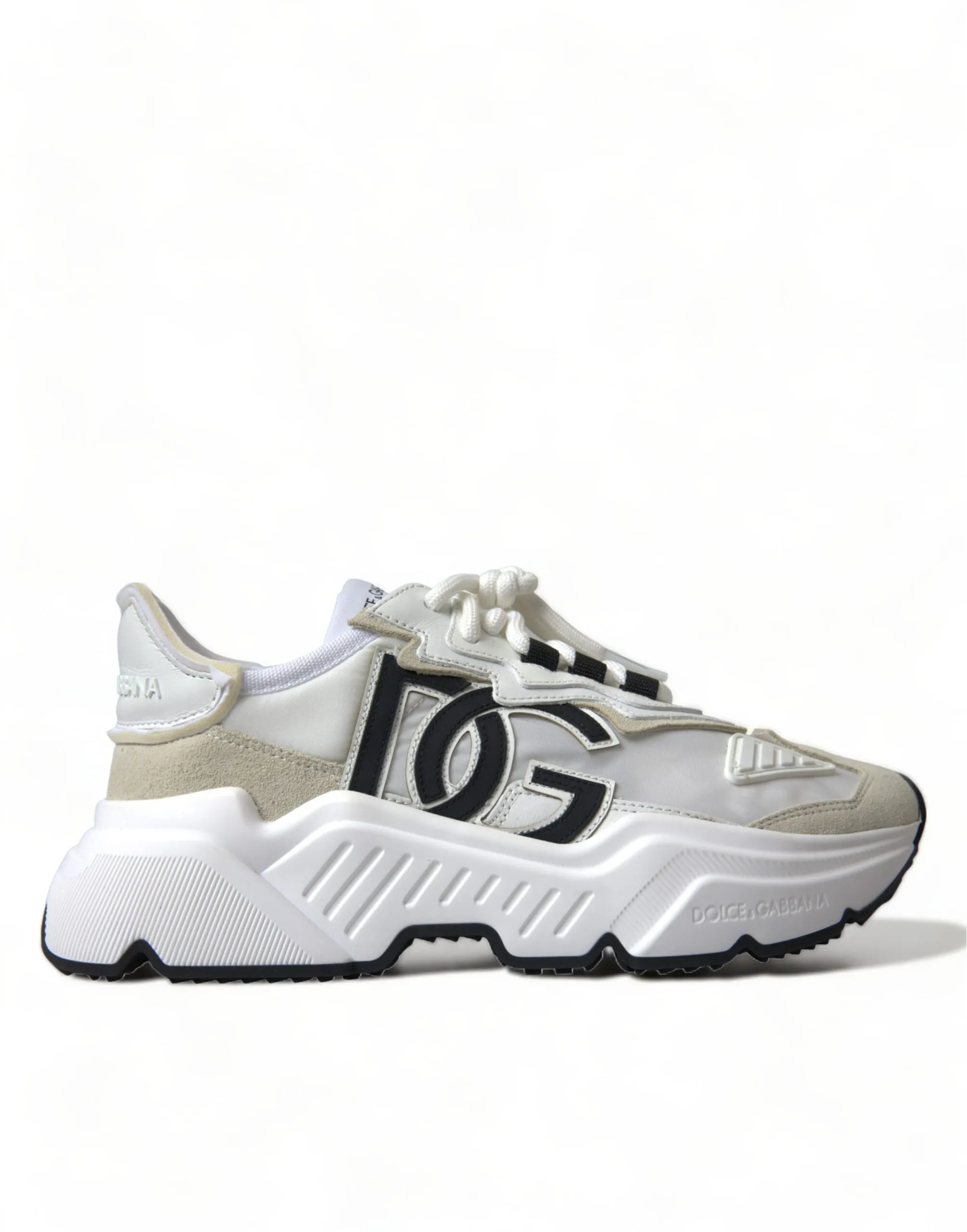Dolce & Gabbana Women's Daymaster Chic White Nylon Sneakers