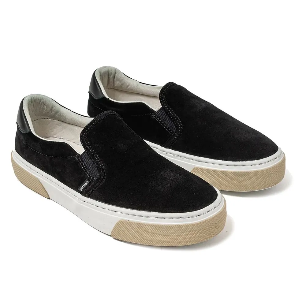 Palm Angels Men's Sleek Suede Sneakers with Iconic Palm Detail