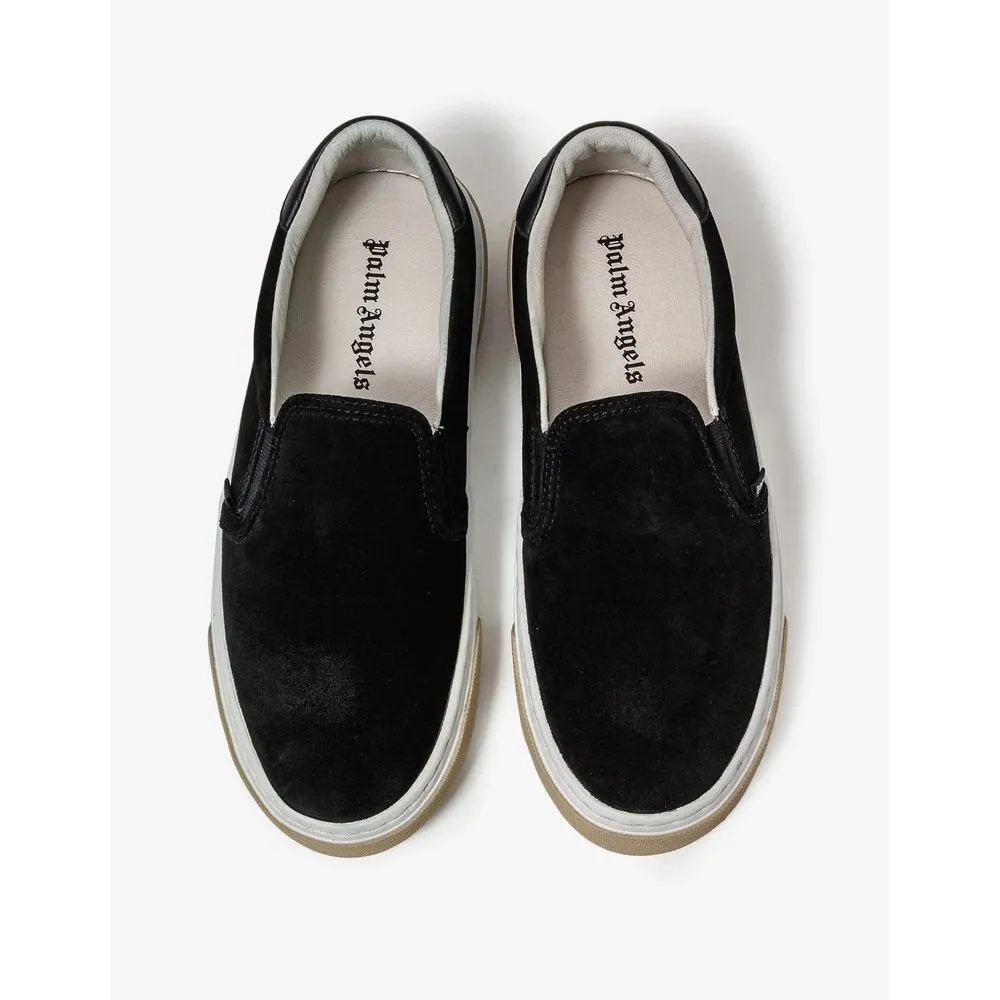 Palm Angels Men's Sleek Suede Sneakers with Iconic Palm Detail