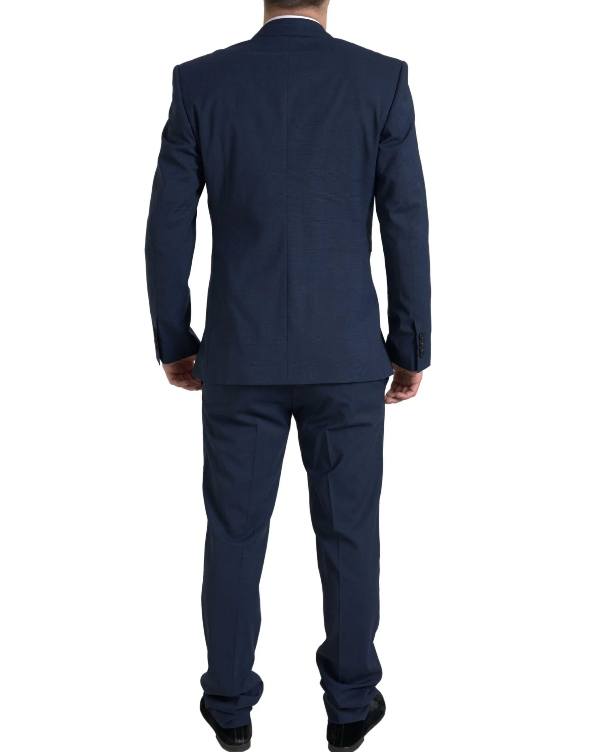 Dolce & Gabbana Men's Elegant Slim Fit Blue Two-Piece Suit
