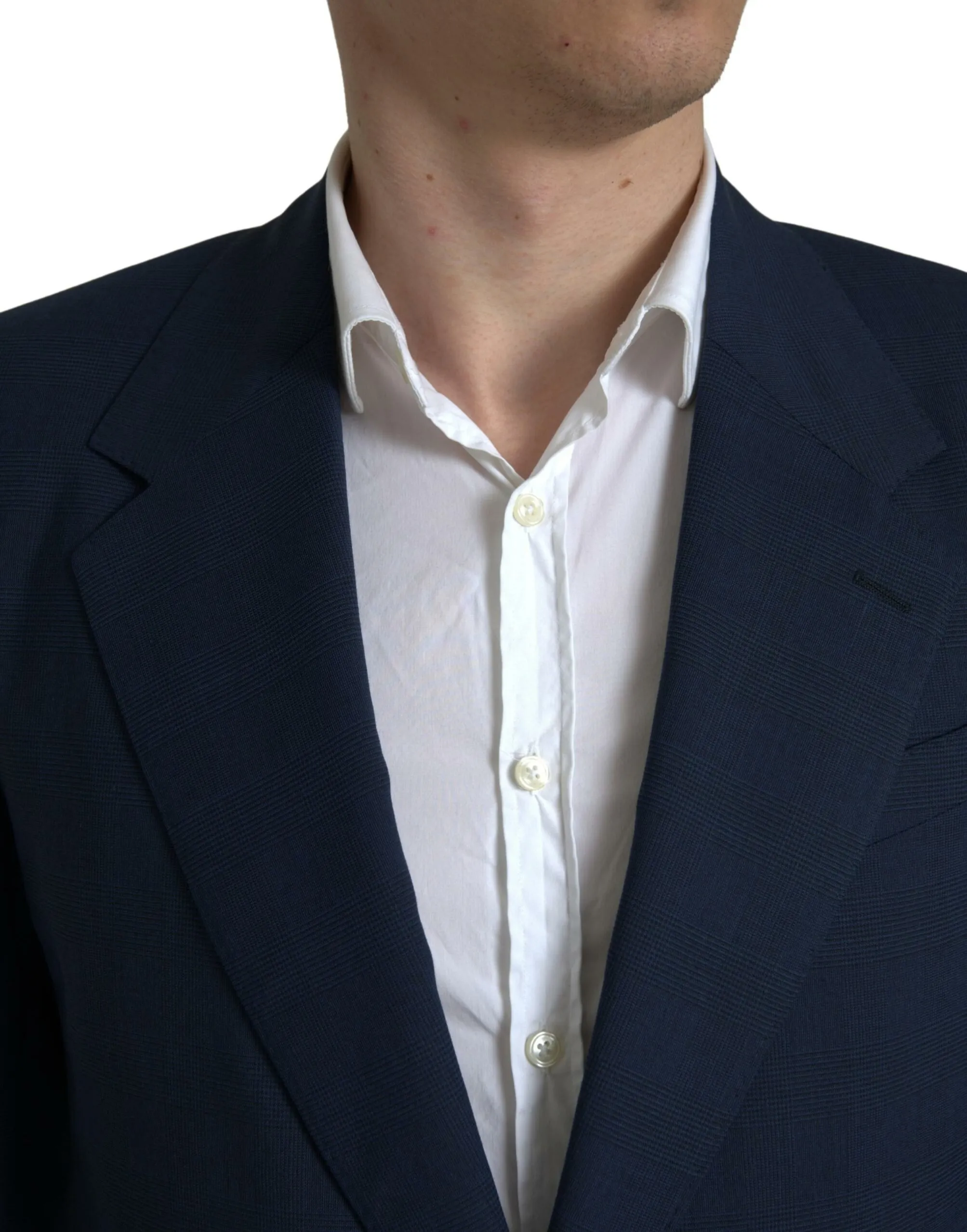 Dolce & Gabbana Men's Elegant Slim Fit Blue Two-Piece Suit