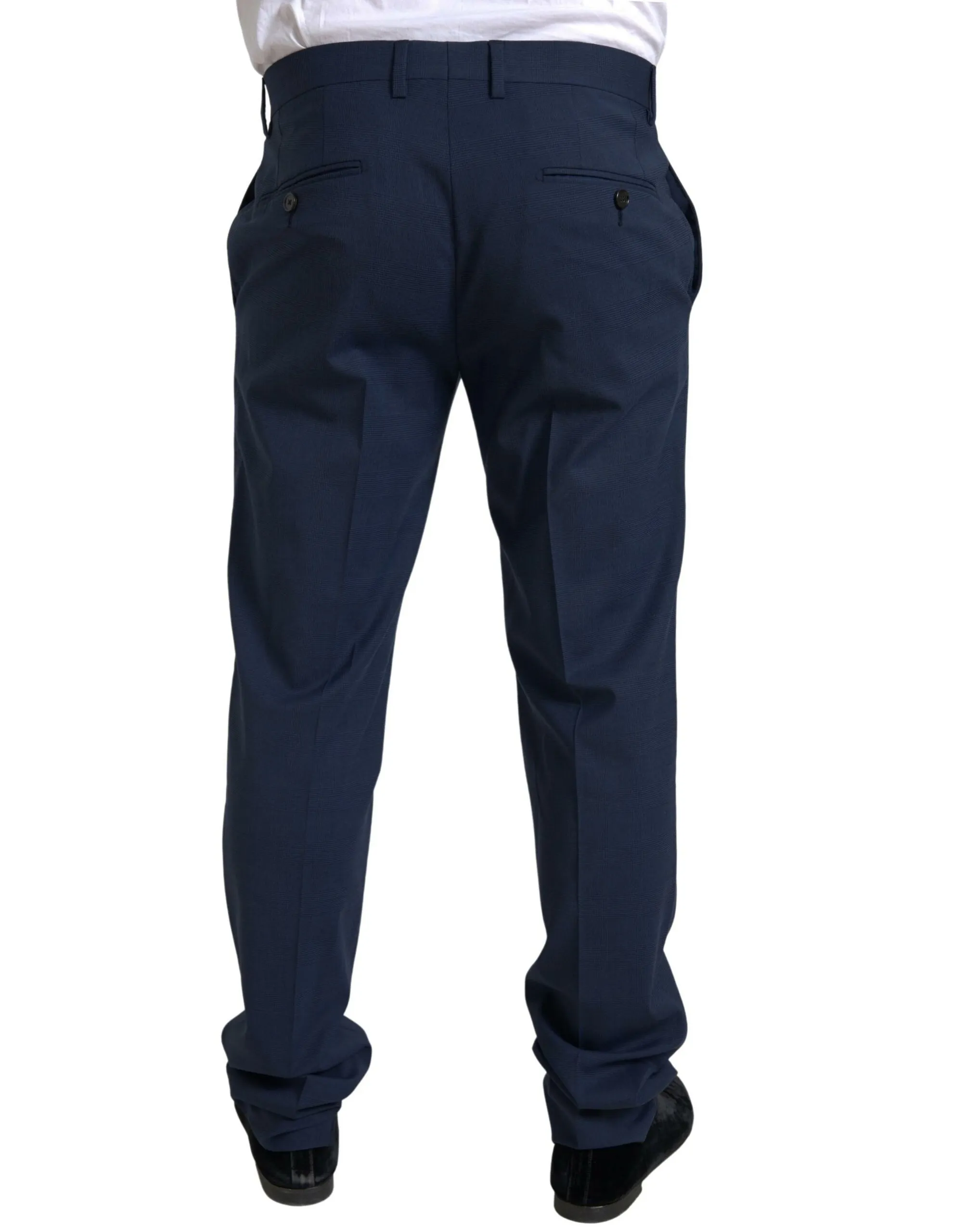Dolce & Gabbana Men's Elegant Slim Fit Blue Two-Piece Suit