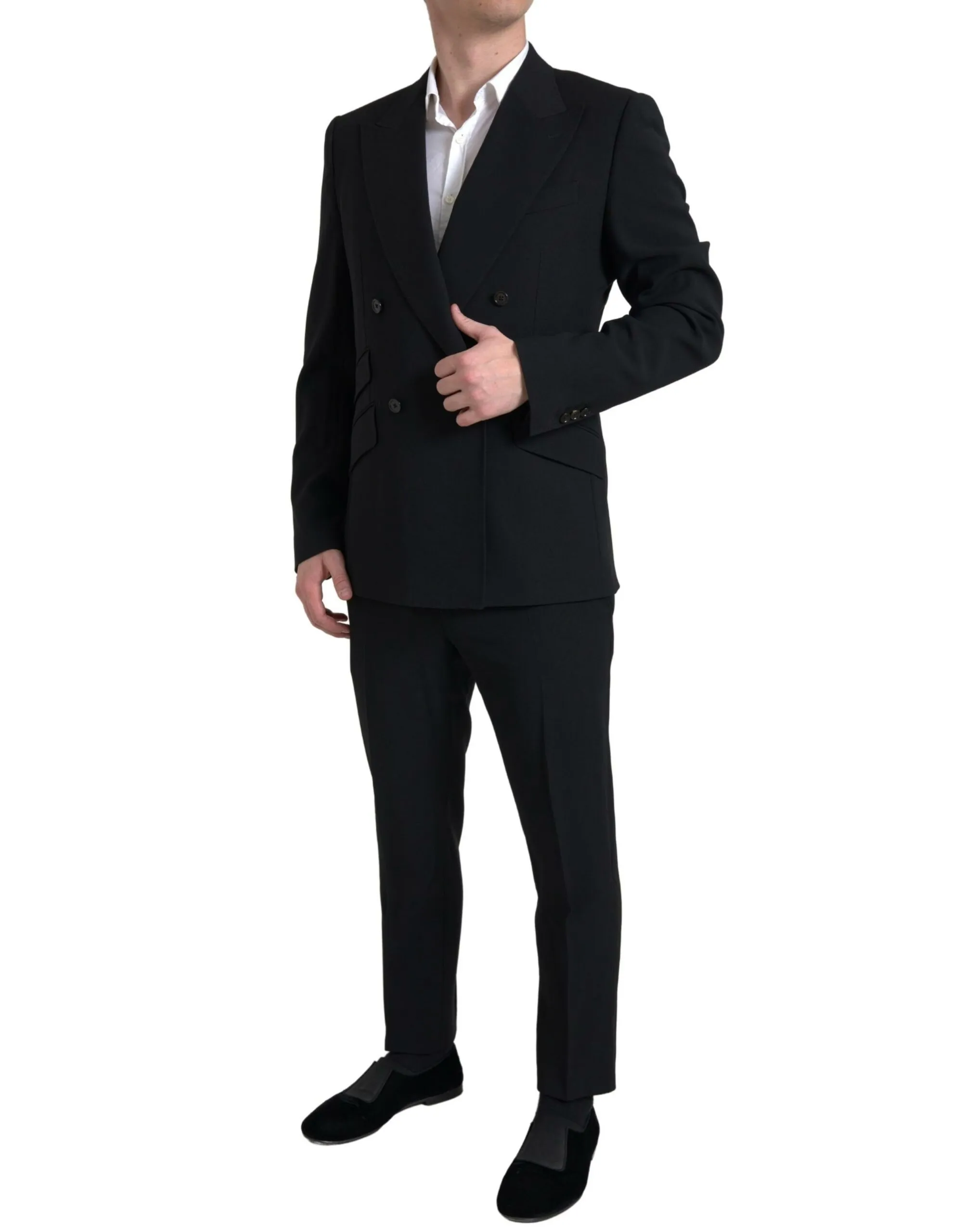 Dolce & Gabbana Men's Elegant Slim Fit Double Breasted Suit