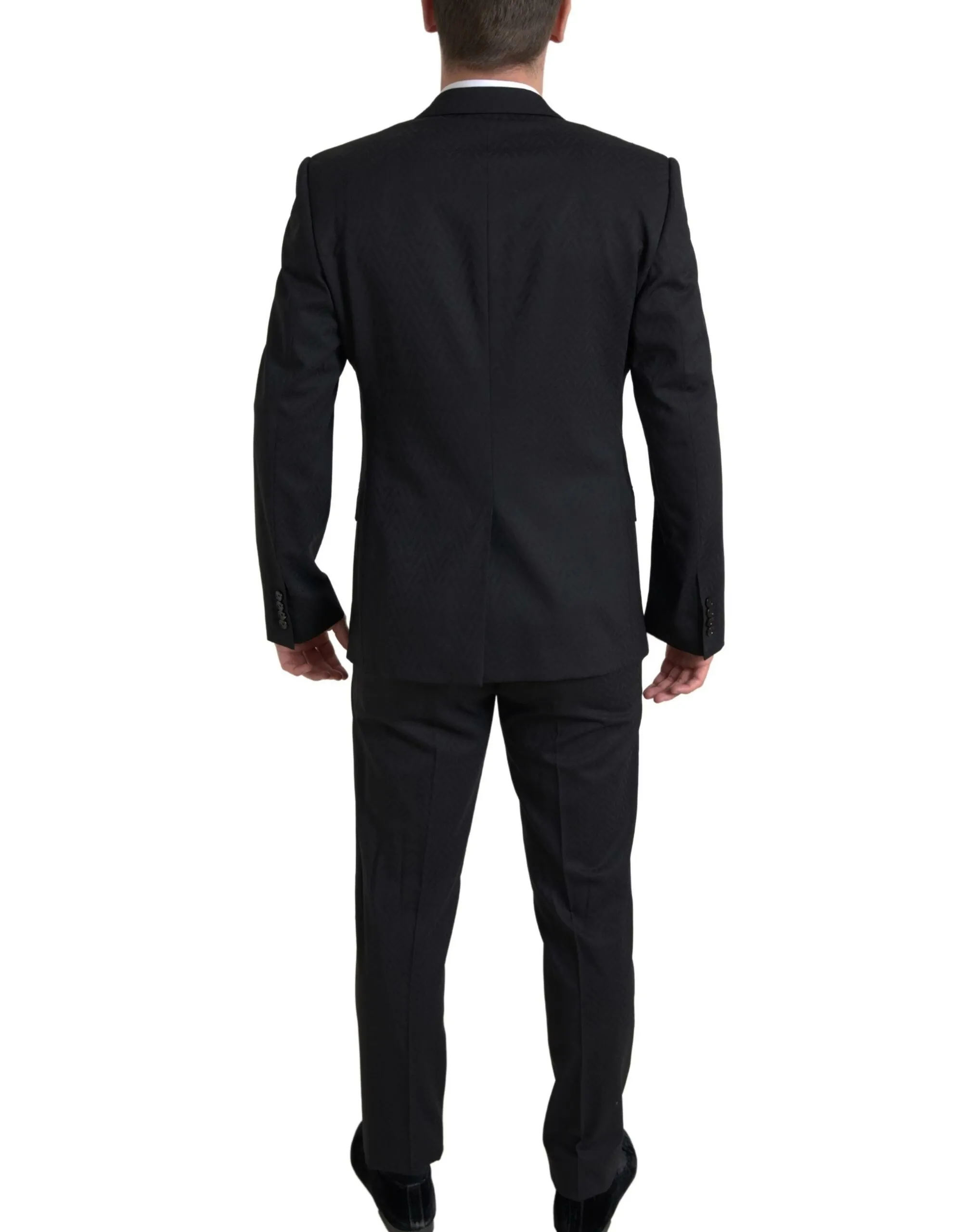 Dolce & Gabbana Men's Exclusive Martini Black Slim Fit Suit