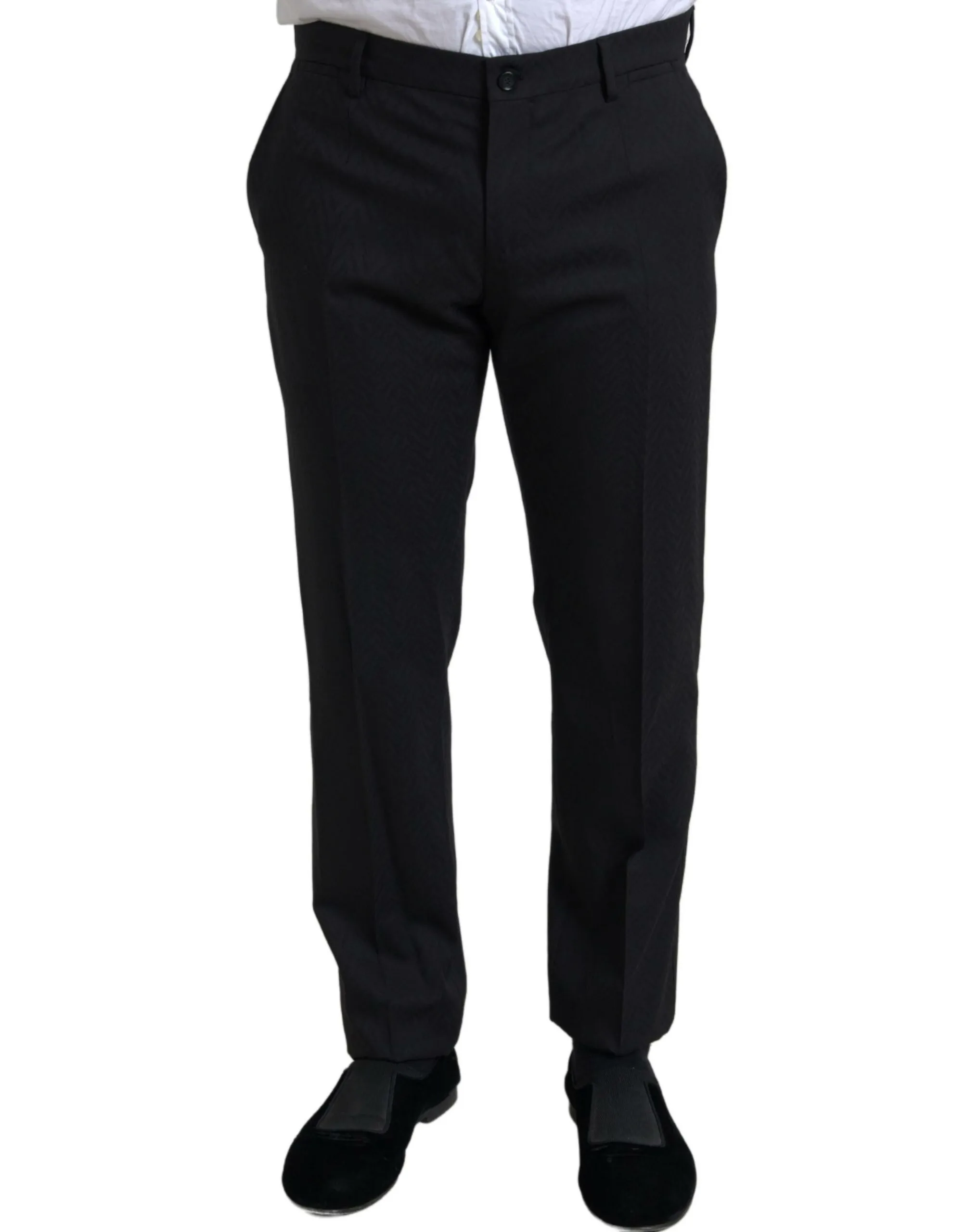 Dolce & Gabbana Men's Exclusive Martini Black Slim Fit Suit
