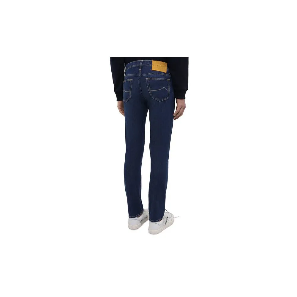 Jacob Cohen Men's Sleek Slim Fit Premium Denim Essentials