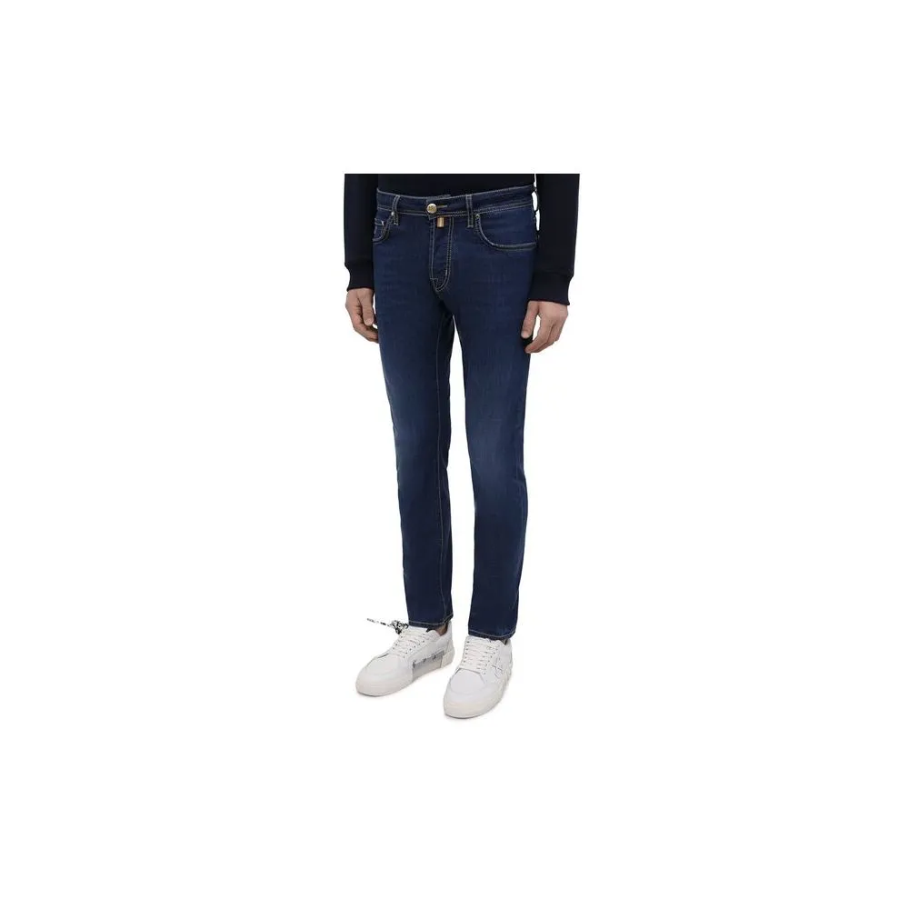 Jacob Cohen Men's Sleek Slim Fit Premium Denim Essentials