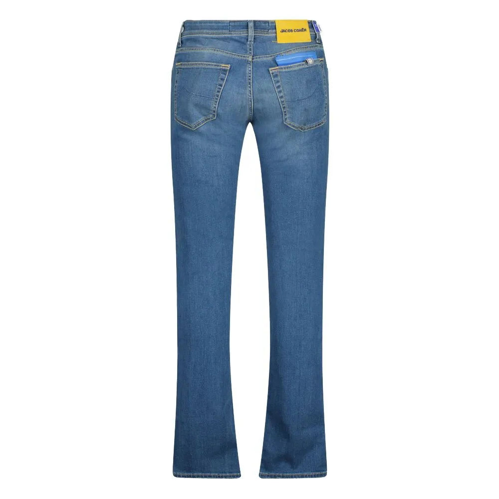 Jacob Cohen Men's Elevated Casual Slim Fit Faded Jeans