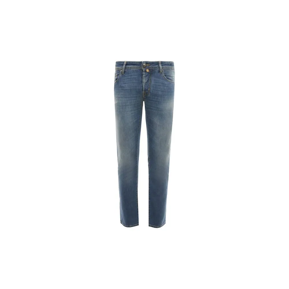 Jacob Cohen Men's Chic Light Blue Slim Fit Bard Jeans