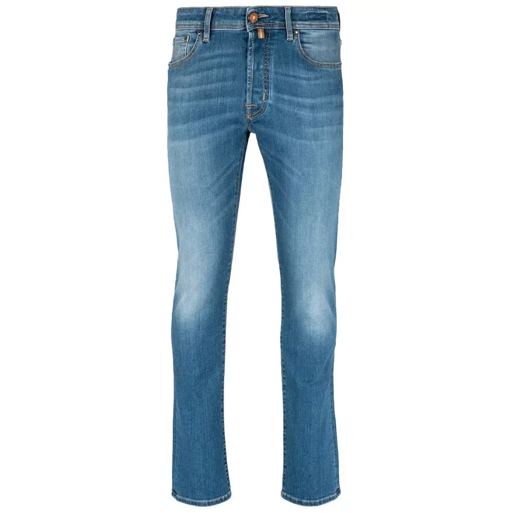 Jacob Cohen Men's Elegant Slim Fit Light Blue Denim