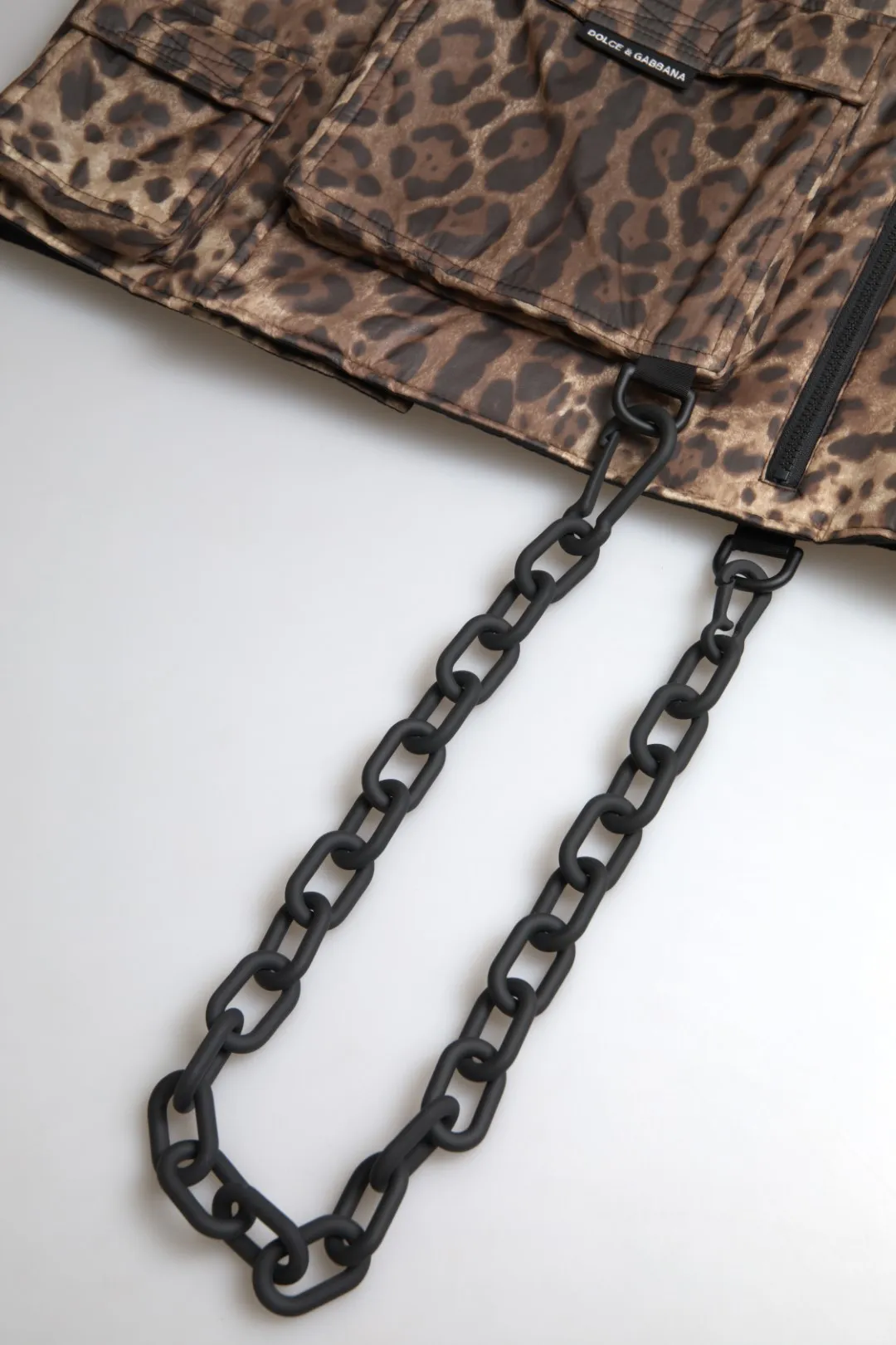 Dolce & Gabbana Men's Silk Leopard Vest Exclusive Sportswear