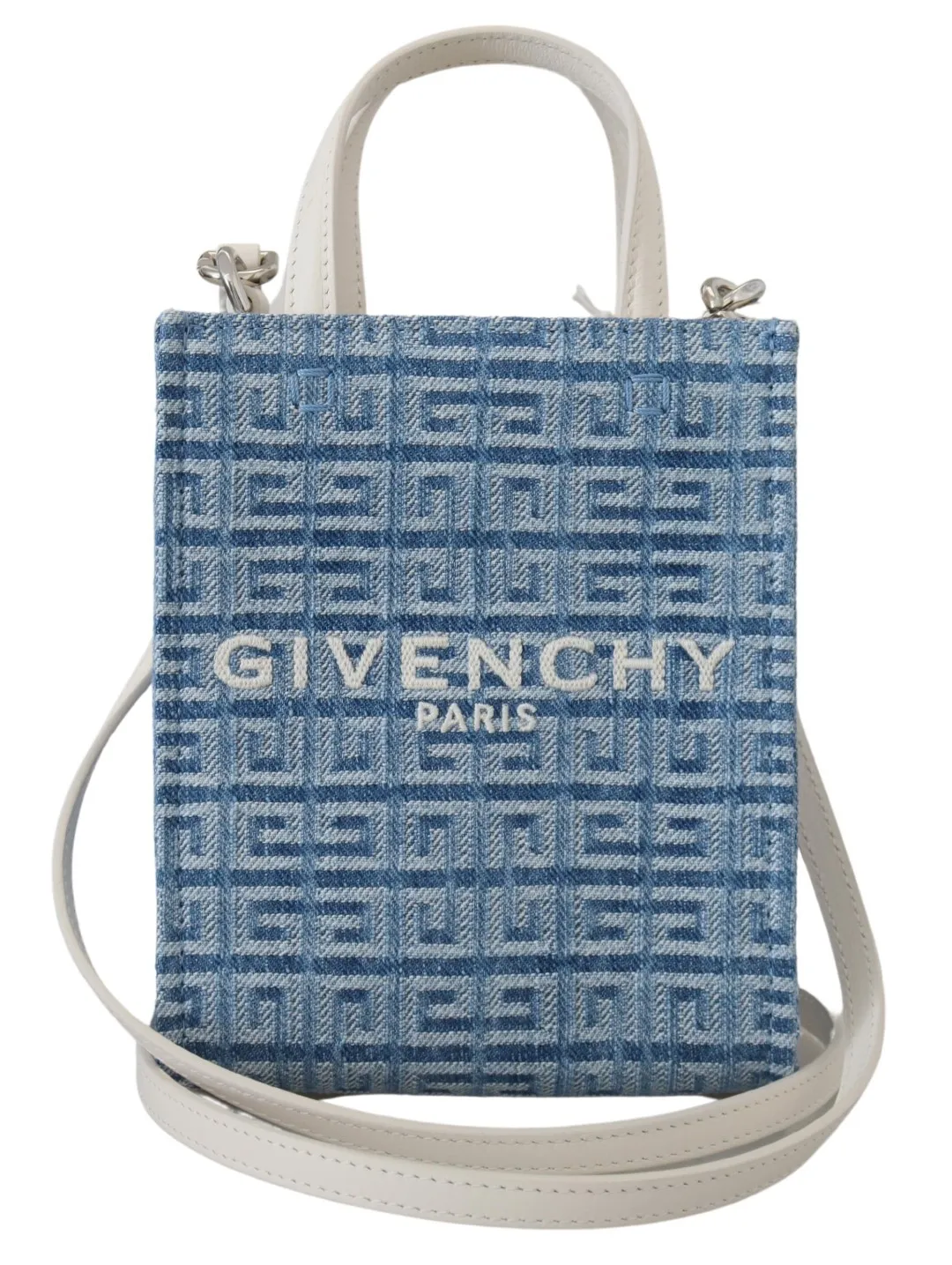 Givenchy Women's Chic Light Blue Cotton Mini Bag