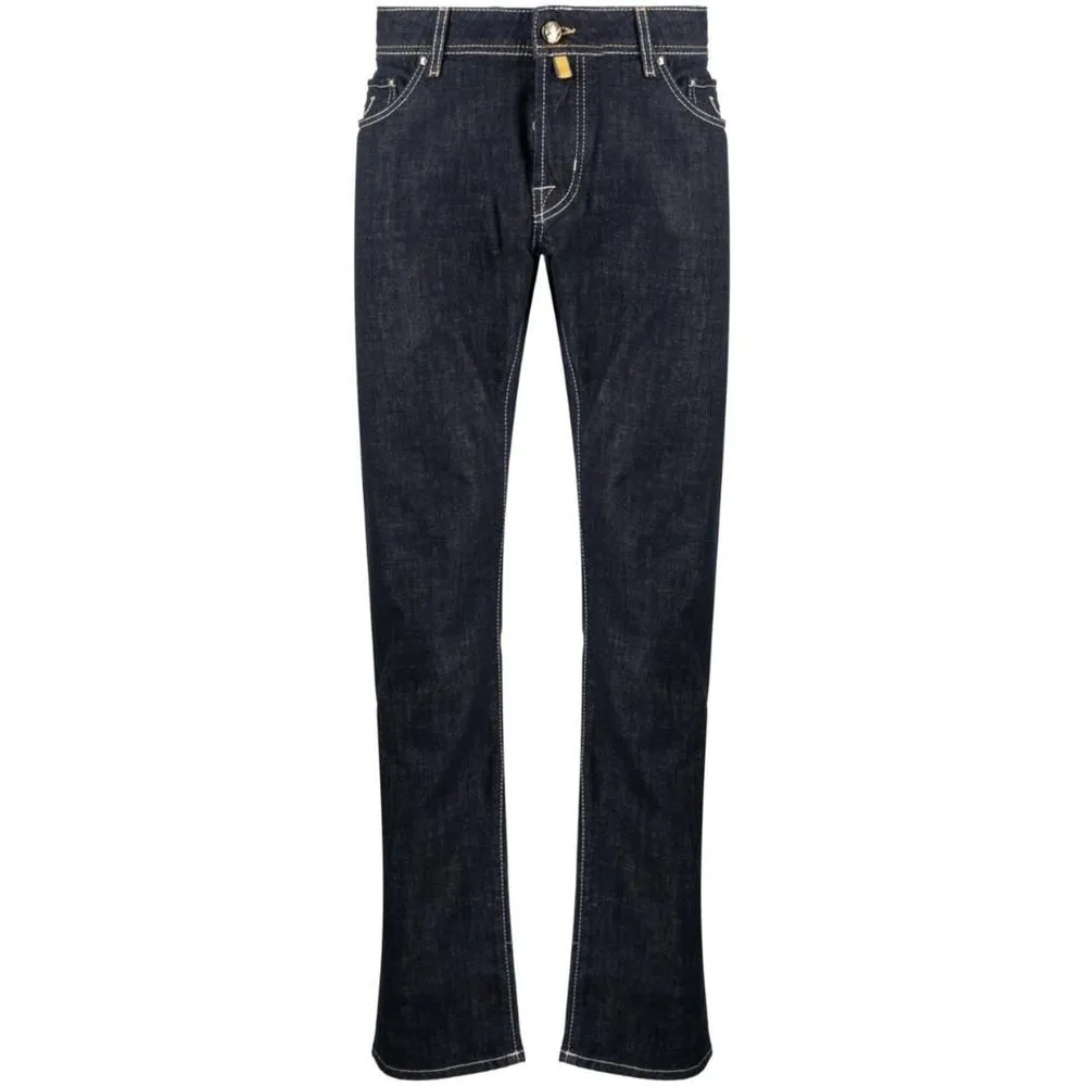 Jacob Cohen Men's Exquisite Slim Fit Dark Blue Stretch Jeans