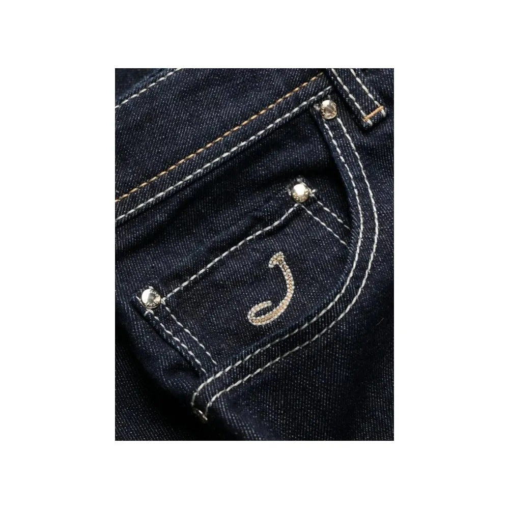 Jacob Cohen Men's Exquisite Slim Fit Dark Blue Stretch Jeans