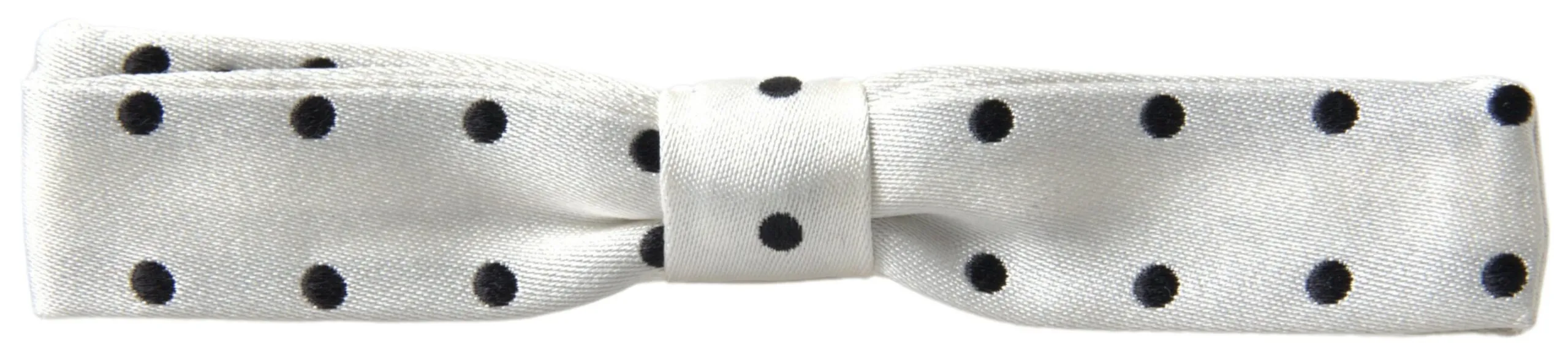 Dolce & Gabbana Men's Stylish Polka Dot Silk Bow Tie