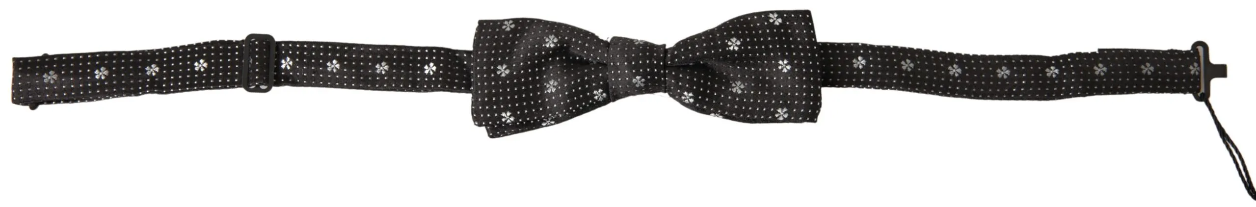 Dolce & Gabbana Men's Elegant Black Silk Bow Tie