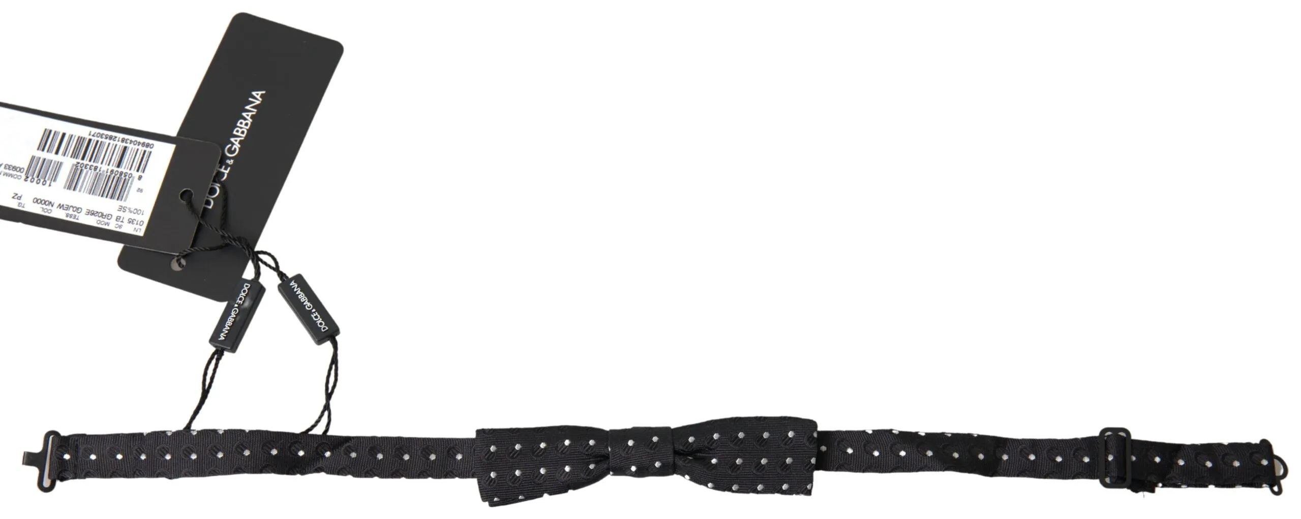 Dolce & Gabbana Men's Elegant Silk Bow Tie for Sophisticated Evenings