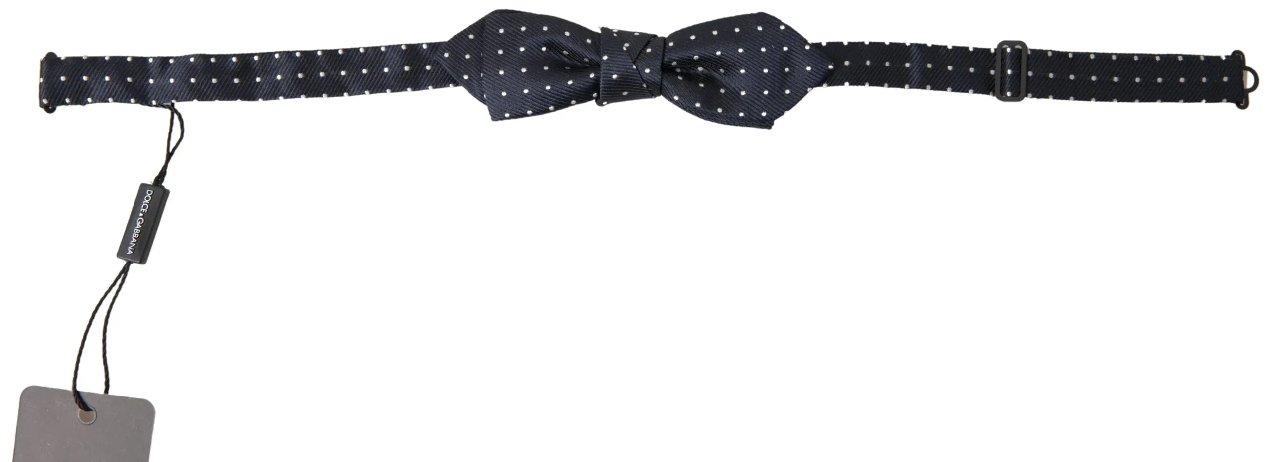 Dolce & Gabbana Men's Elegant Blue Silk Bow Tie