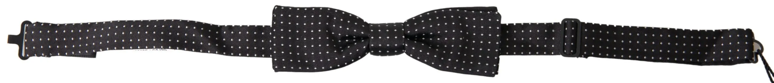 Dolce & Gabbana Men's Elegant Silk Black Bow Tie