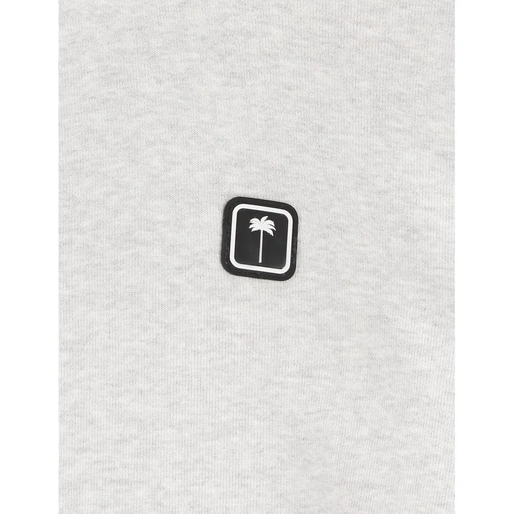 Palm Angels Men's Embossed Logo Crewneck Cotton Sweatshirt