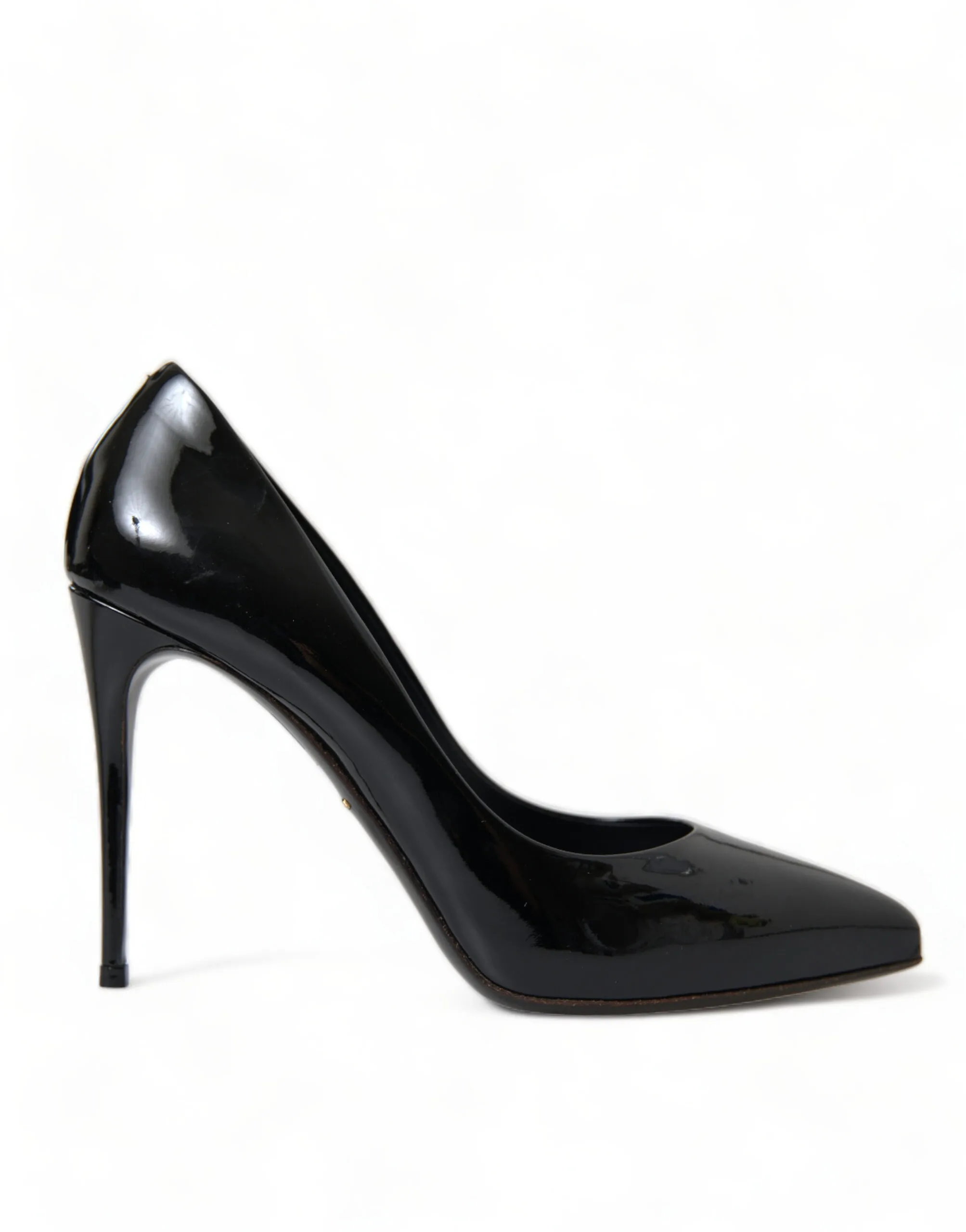 Dolce & Gabbana Women's Elegant Black Patent Stiletto Heels