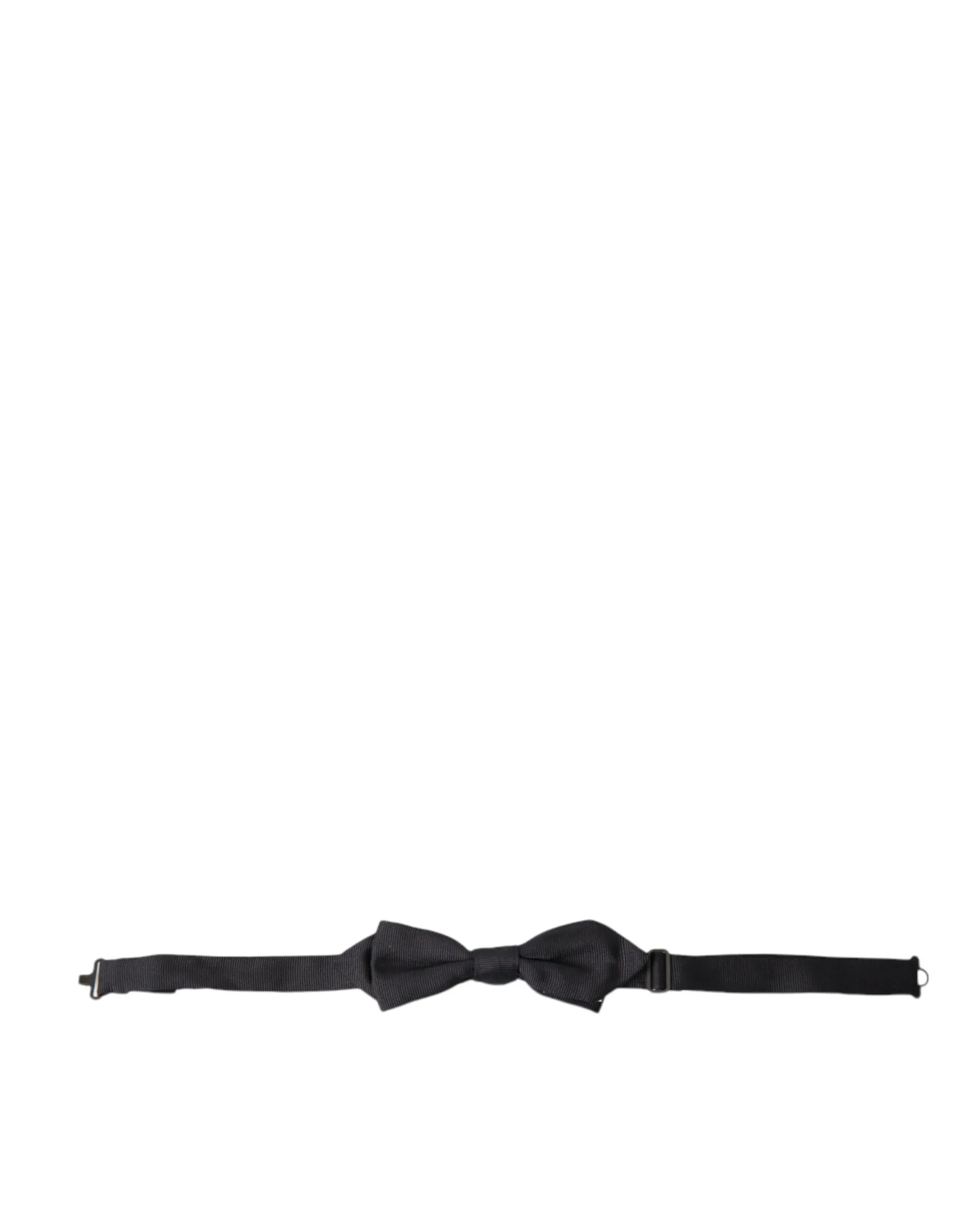 Dolce & Gabbana Men's Elegant Silk Black Bow Tie
