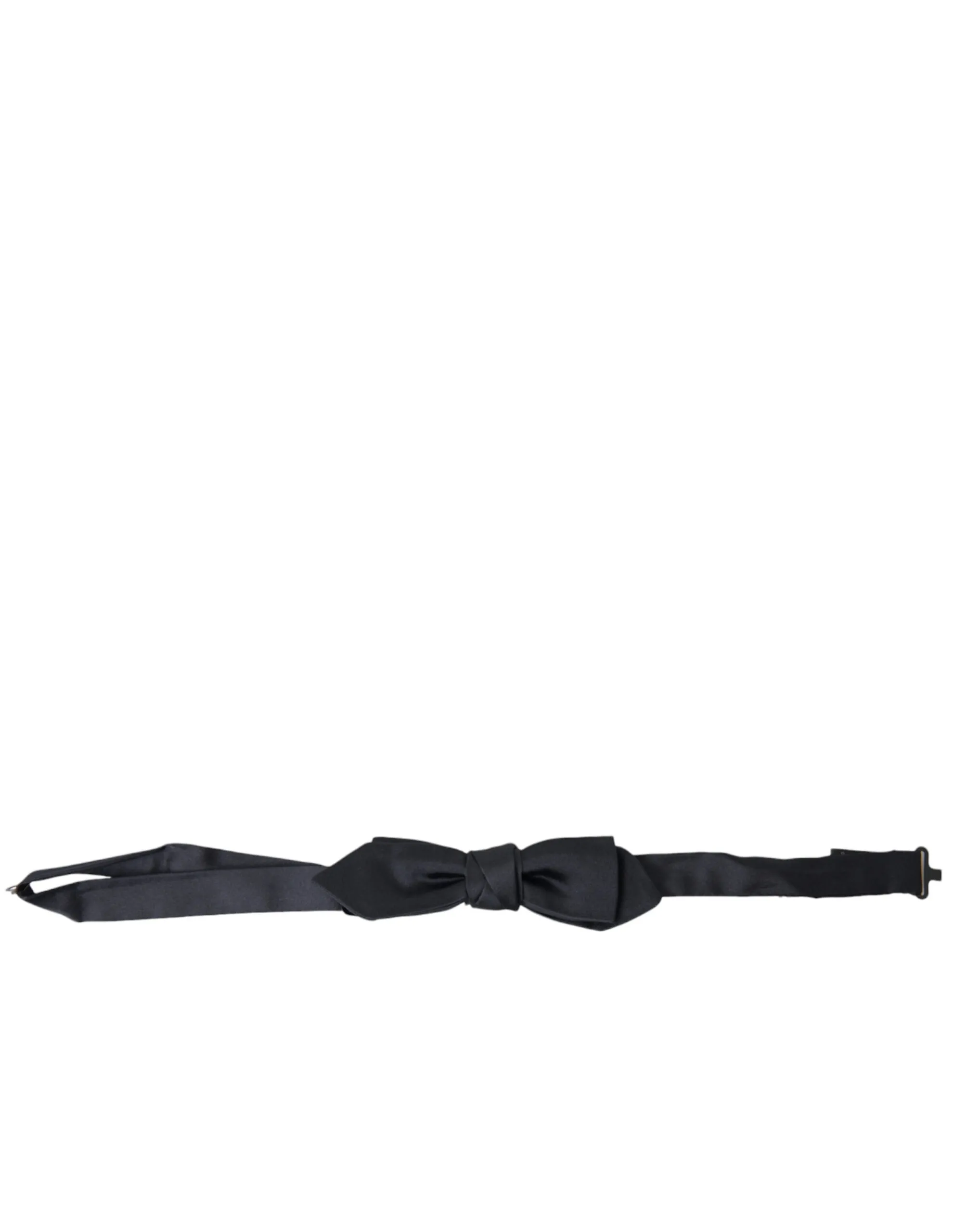 Dolce & Gabbana Men's Elegant Dark Blue Silk Bow Tie