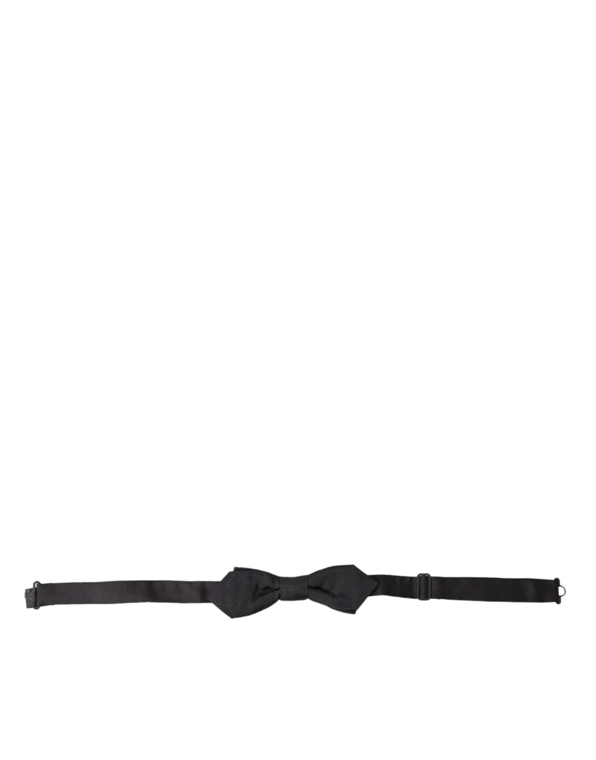 Dolce & Gabbana Men's Elegant Silk Black Bow Tie