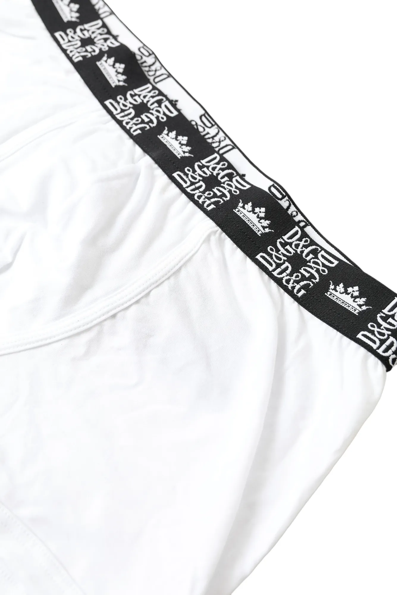 Dolce & Gabbana Men's Elite White Cotton Stretch Boxers