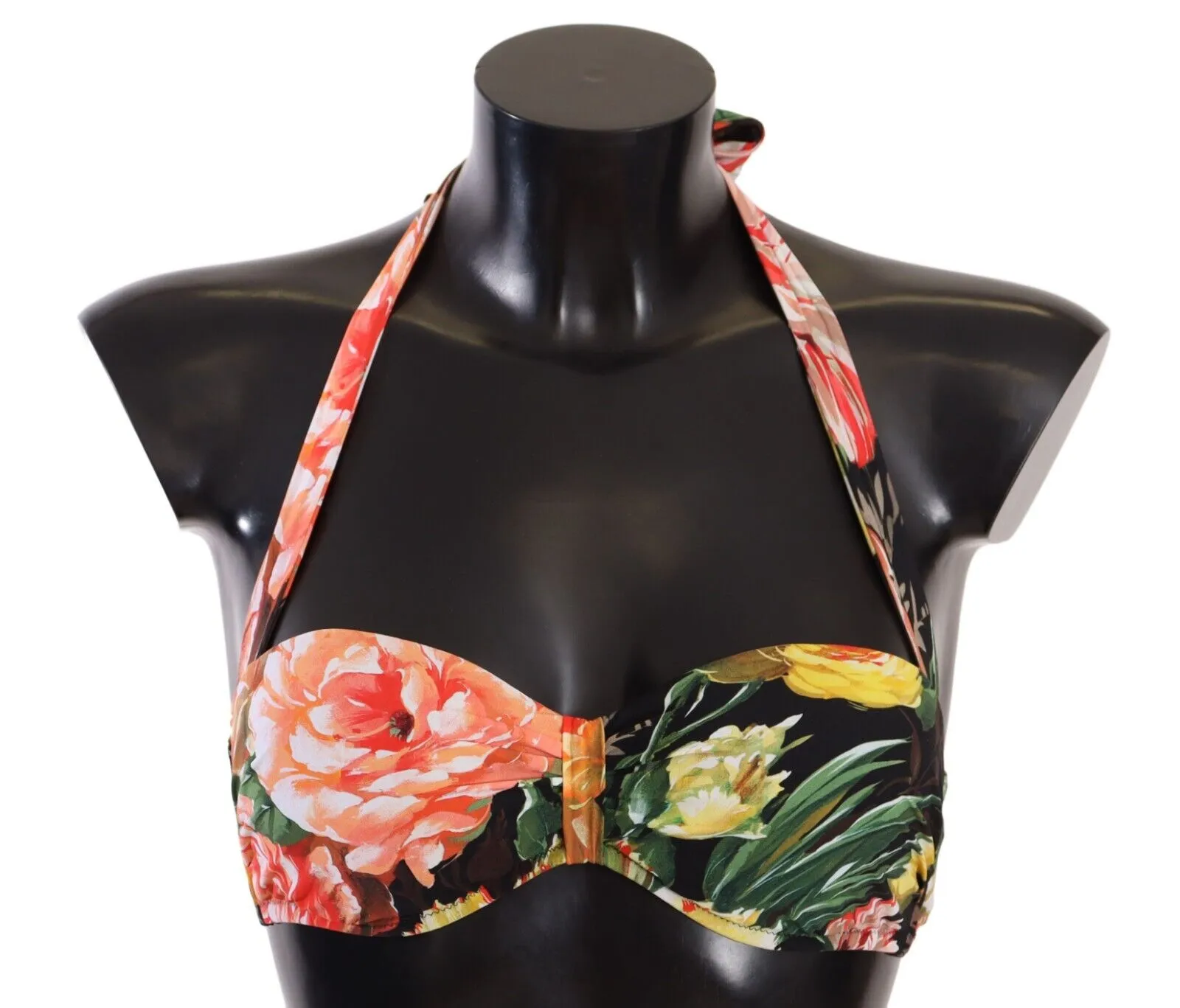 Dolce & Gabbana Women's Chic Multicolor Floral Bikini Top