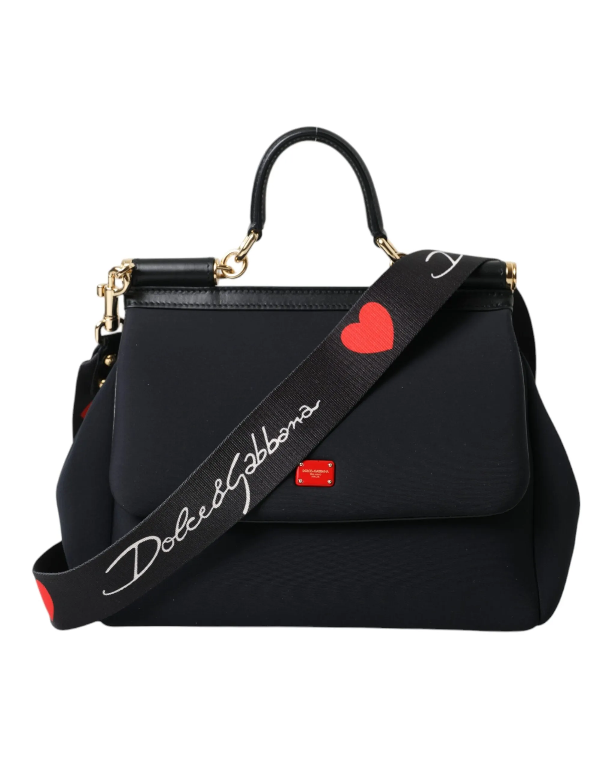 Dolce & Gabbana Women's Elegant Black Sicily Shoulder Bag
