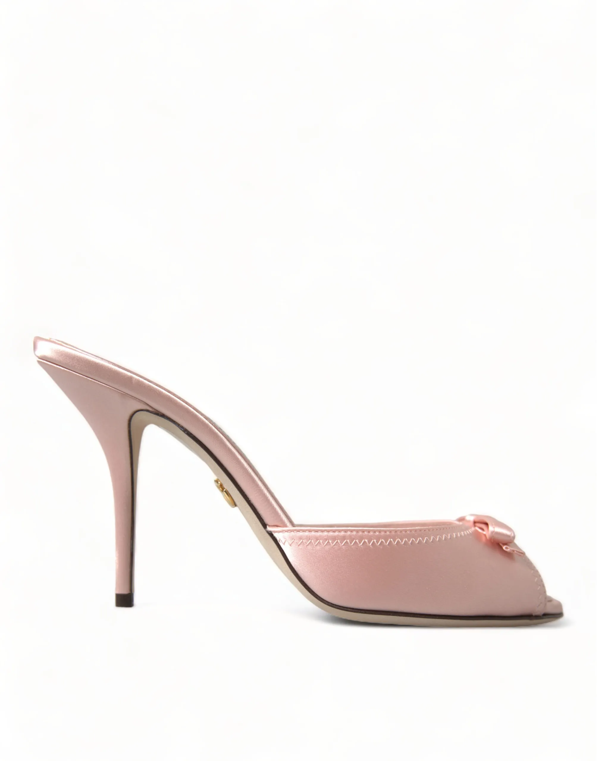 Dolce & Gabbana Women's Chic Pink Slip-On Sandal Elegance