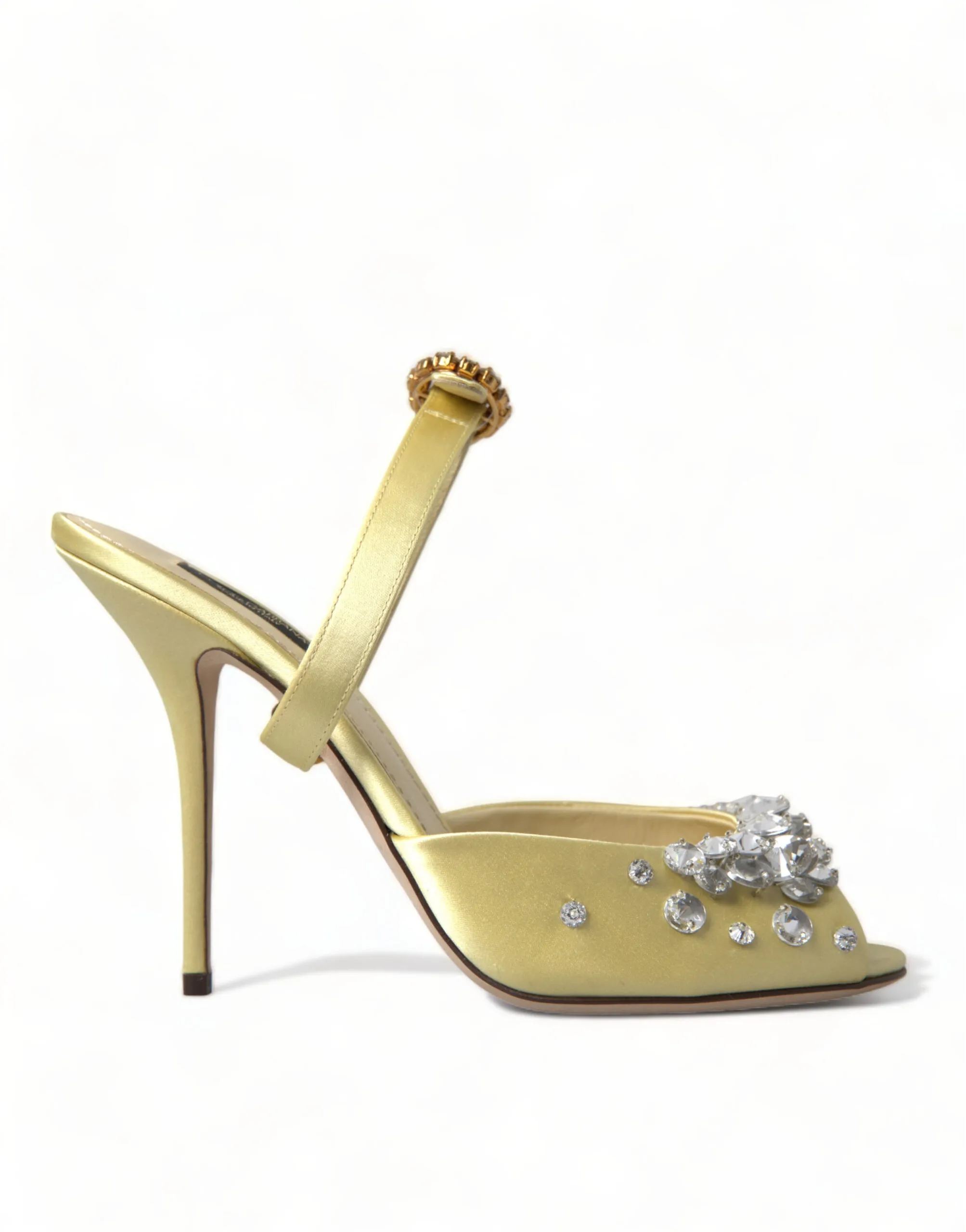 Dolce & Gabbana Women's Crystal Embellished Silk Sandals