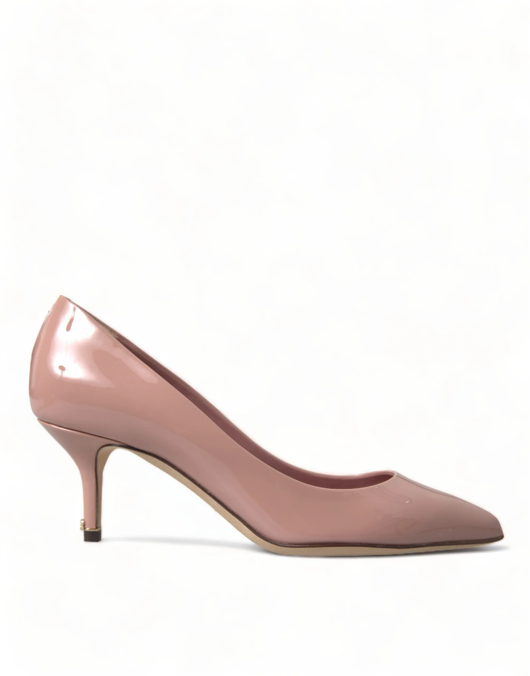 Dolce & Gabbana Women's Pink Patent Stiletto Pumps - Elevate Your Glamour